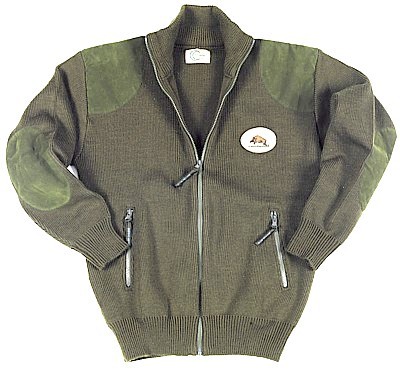 Gilet zippé avec ecusson