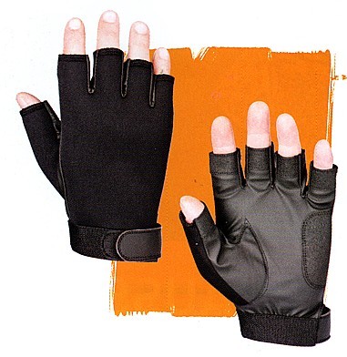 Gants mitaines néoprène noir 