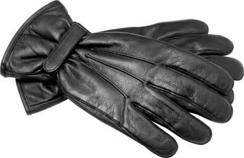 Gants cuir WINTER noir