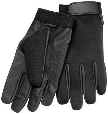 Gants néoprène d'intervention noir