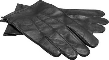 Gants cuir de cérémonie noir
