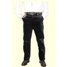 Pantalon droit velours à passants