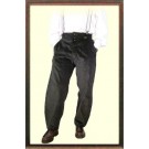 Pantalon largeot velours compagnon à passants