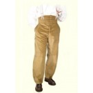Pantalon largeot velours compagnon à tirants