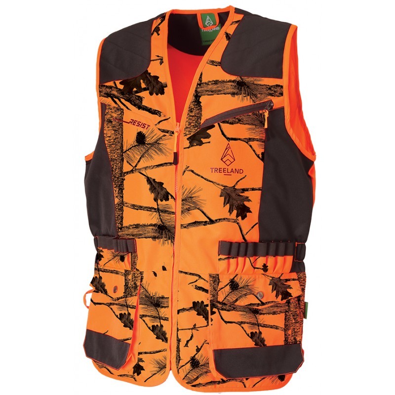 Gilet camouflage orange