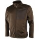 Veste en polarson marron