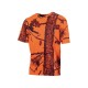 Tee-shirt camo orange fire