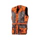 Gilet camo orange/forest enfant