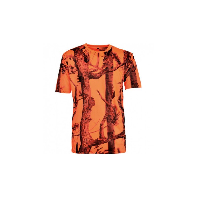 Tee-shirt de Chasse Fluo Percussion