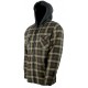 Sweat polaire camo forest capuche enfant