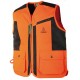 GILET DE CHASSE ANTI-RONCE ORANGE ENFANTS