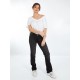 Jeans COMPLICES June Noir pour femme Bootcup Stretch