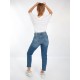 Jeans COMPLICES Alma Stone pour femme taille haute Stretch