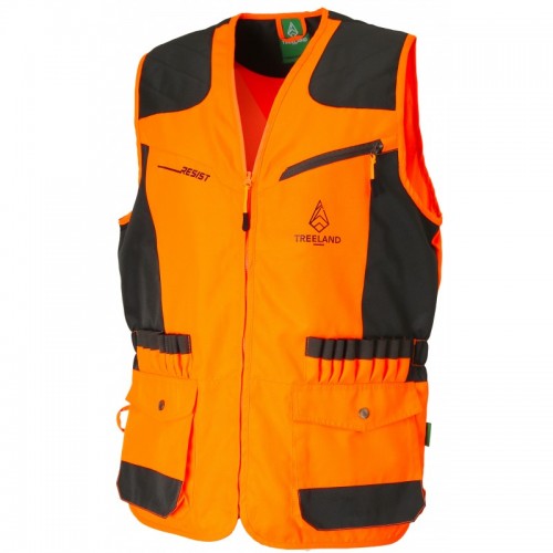  GILET DE CHASSE ANTI-RONCE RESIST ORANGE Somlys 