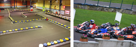 karting en intérieur ou extérieur
