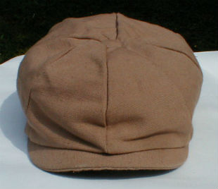 Casquette style années 30 lin