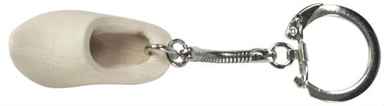 porte clefs sabot en bois