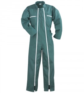 combinaison double fermeture verte